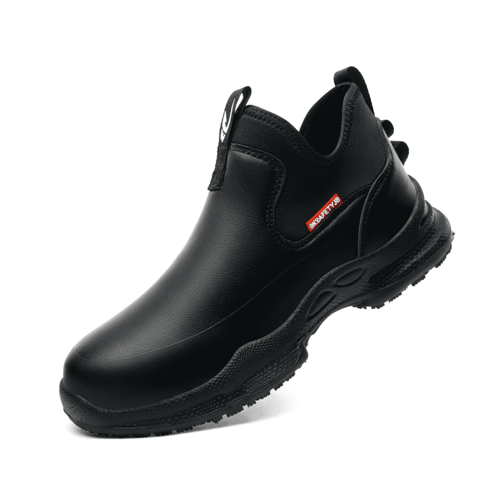 Safety Boots Steel Toe Cap Waterproof. Full product view.