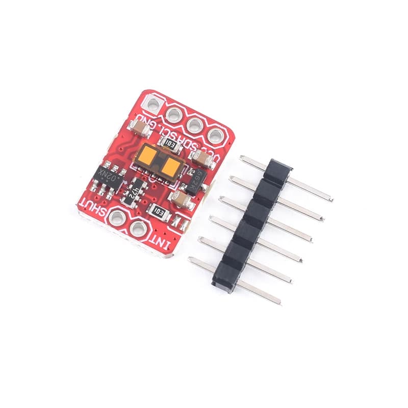 VL53L1X laser distance sensor module, a compact time-of-flight sensor for precise 4cm-400cm measurements.