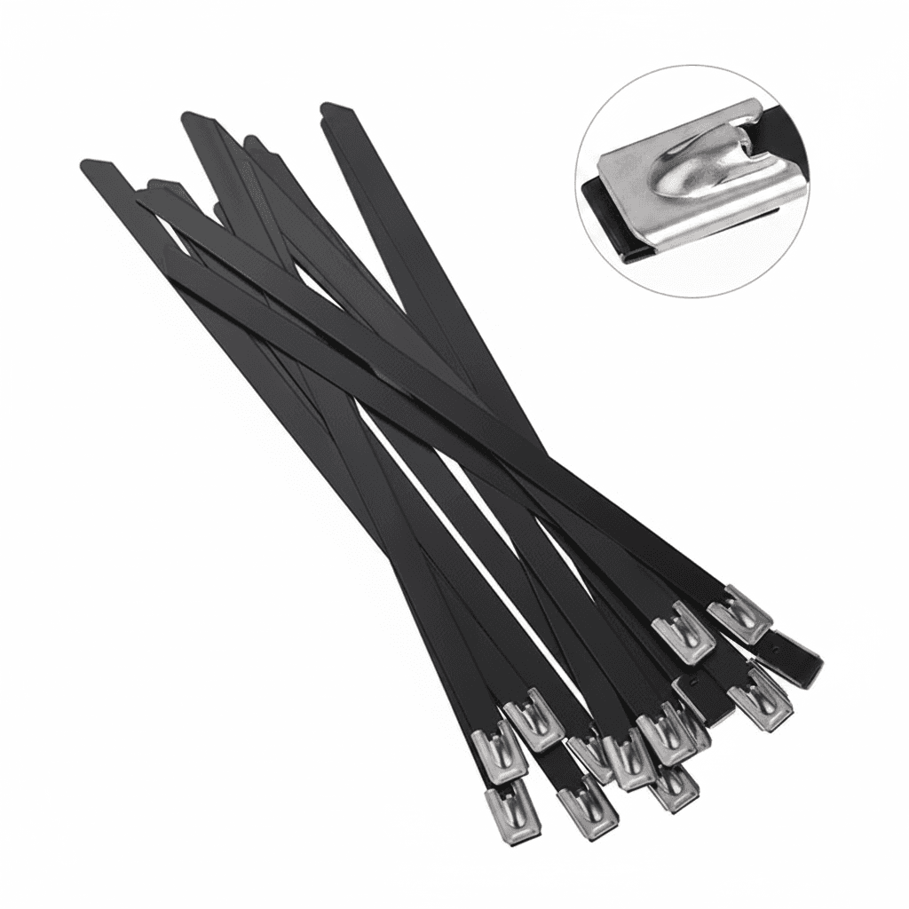 Heavy-Duty Cavity Wall Ties, a single tie ready for use.