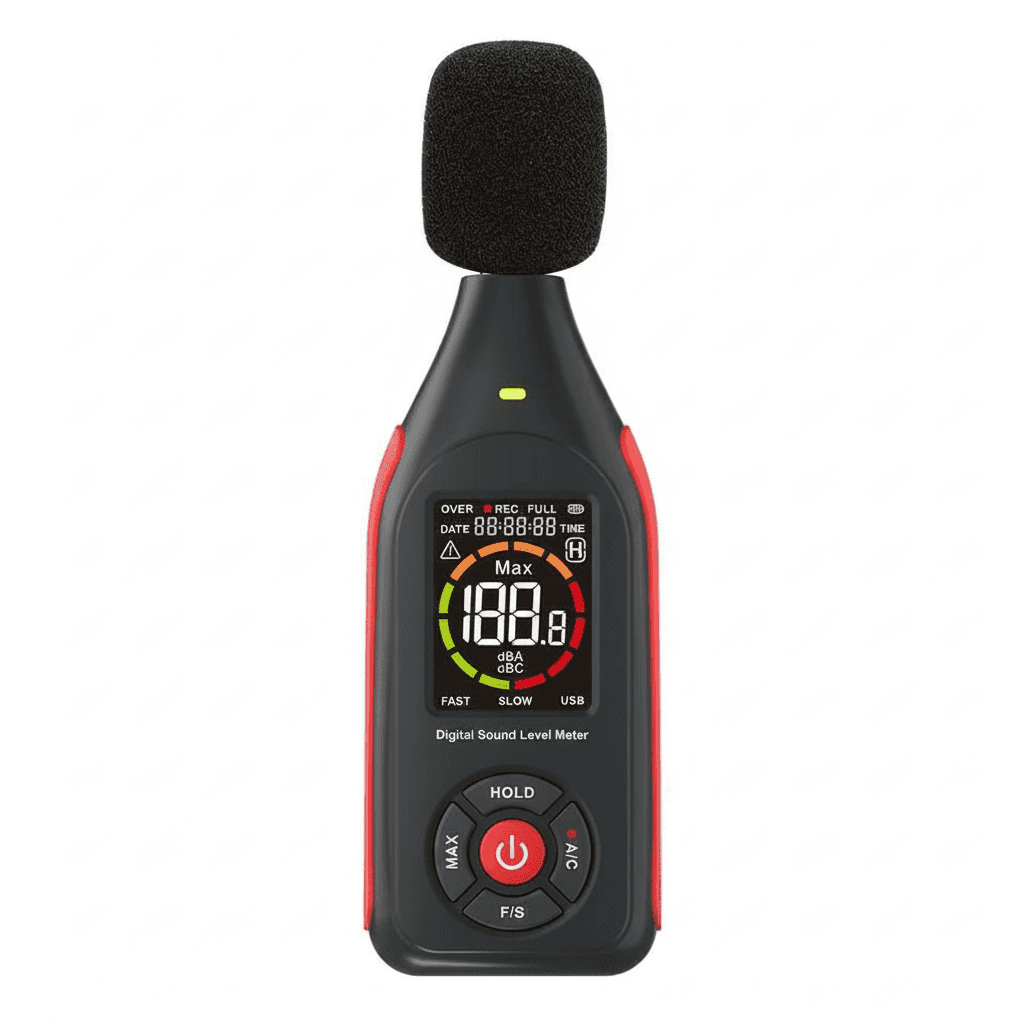 Decibel meter.