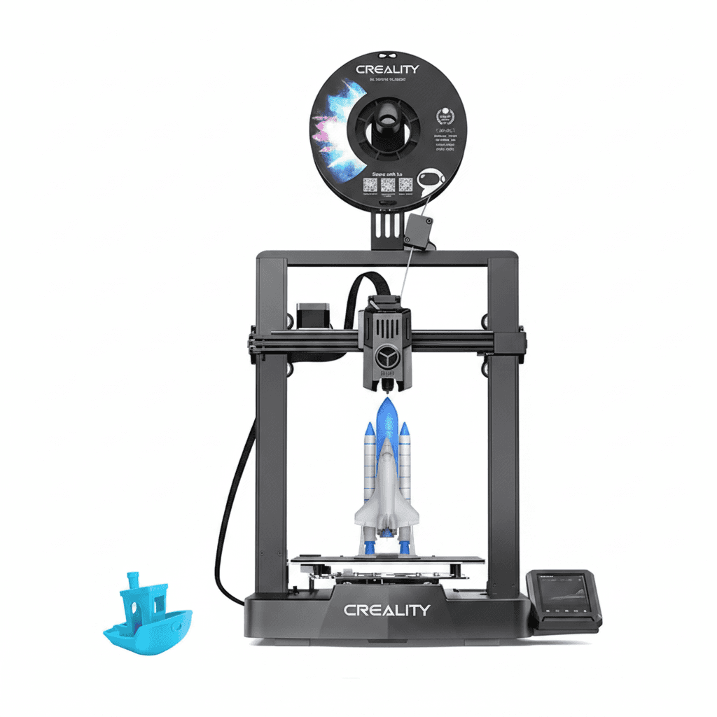 Creality Ender-3 V3 KE 3D Printer, a compact FDM printer.