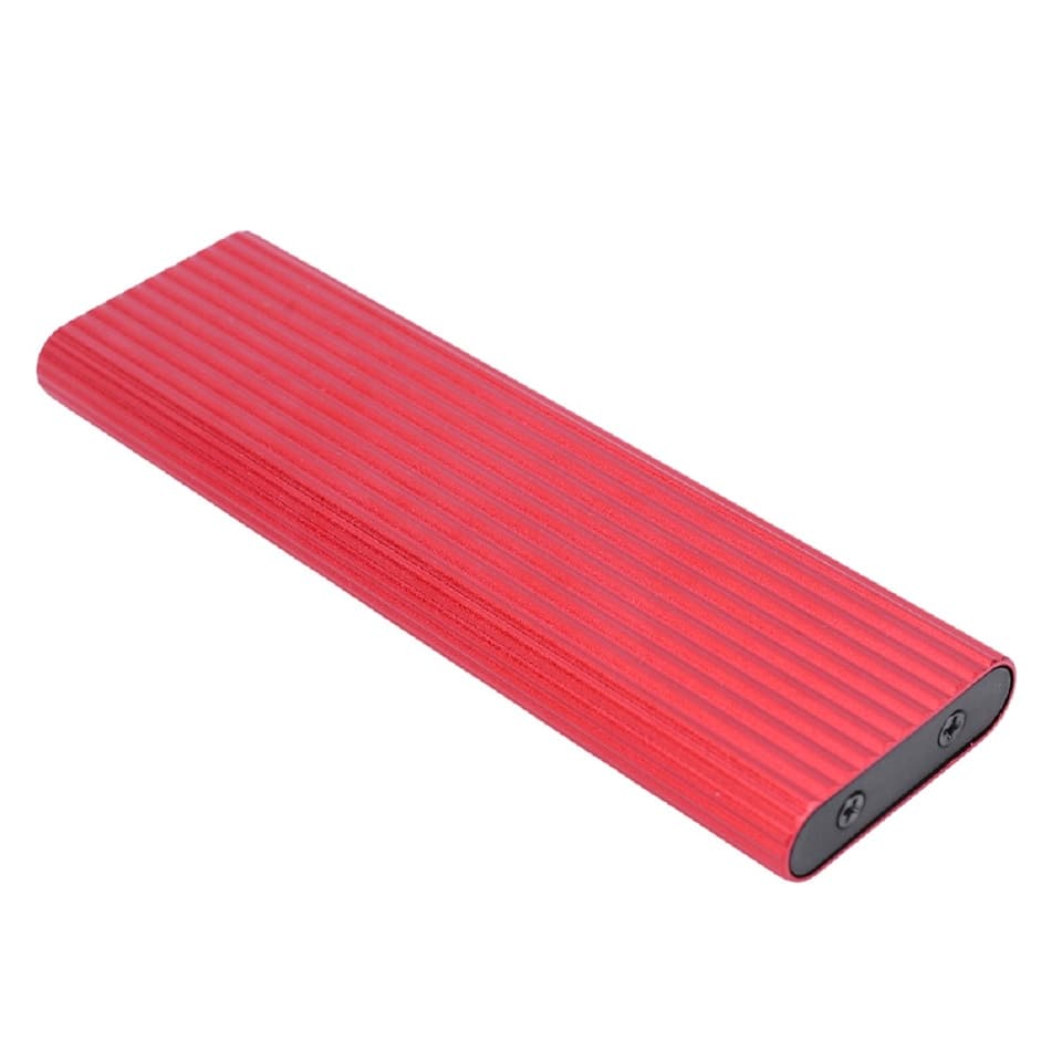 An Aluminum Alloy M.2 HDD Enclosure Case, providing a durable hard drive enclosure with USB C interface.