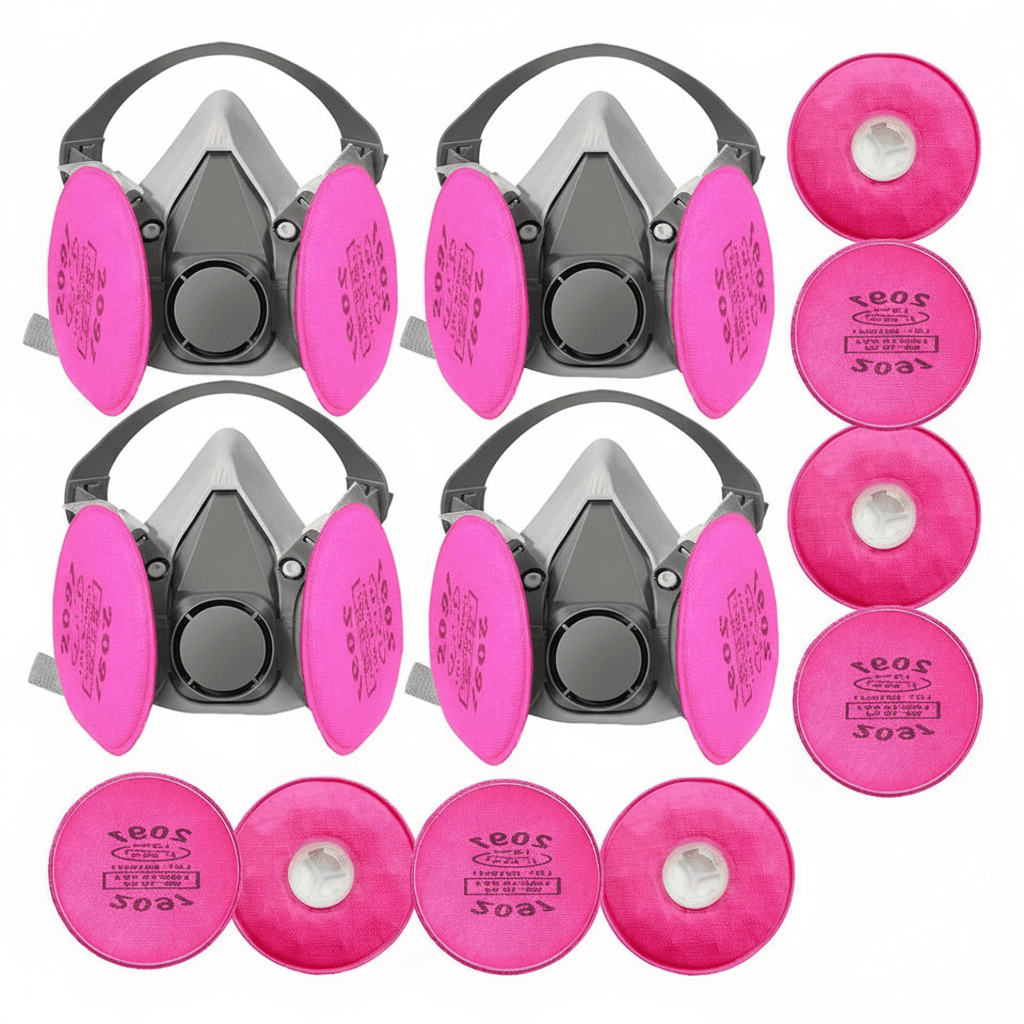 6200 2097 Dust Mask Kit, complete with mask and filters.