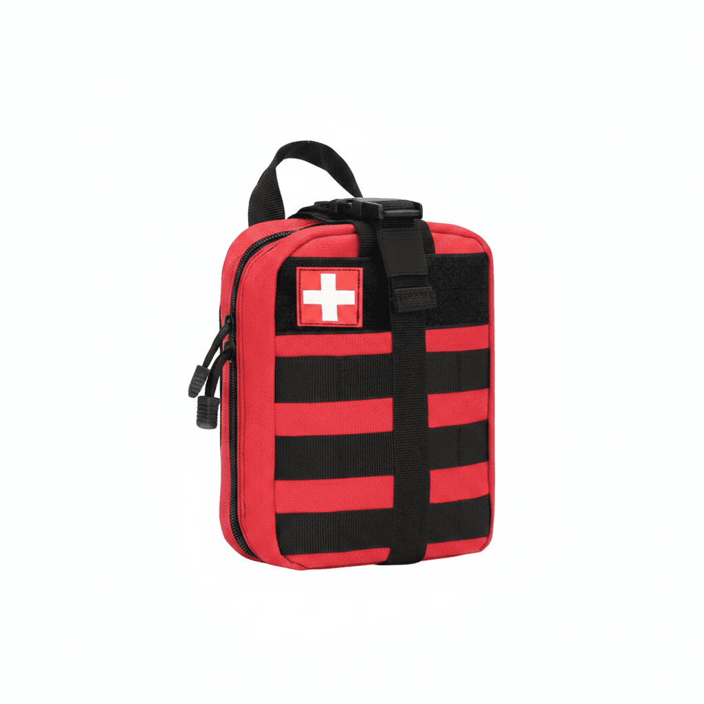 379pc First Aid Kit, closed and ready for use.