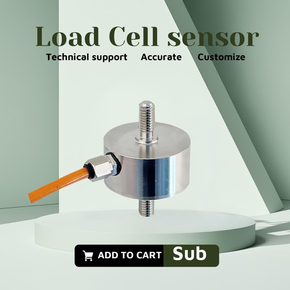 A BENGBUZZYQ tension rod load cell, stainless steel and high precision, for industrial weighing up to 5000KG.