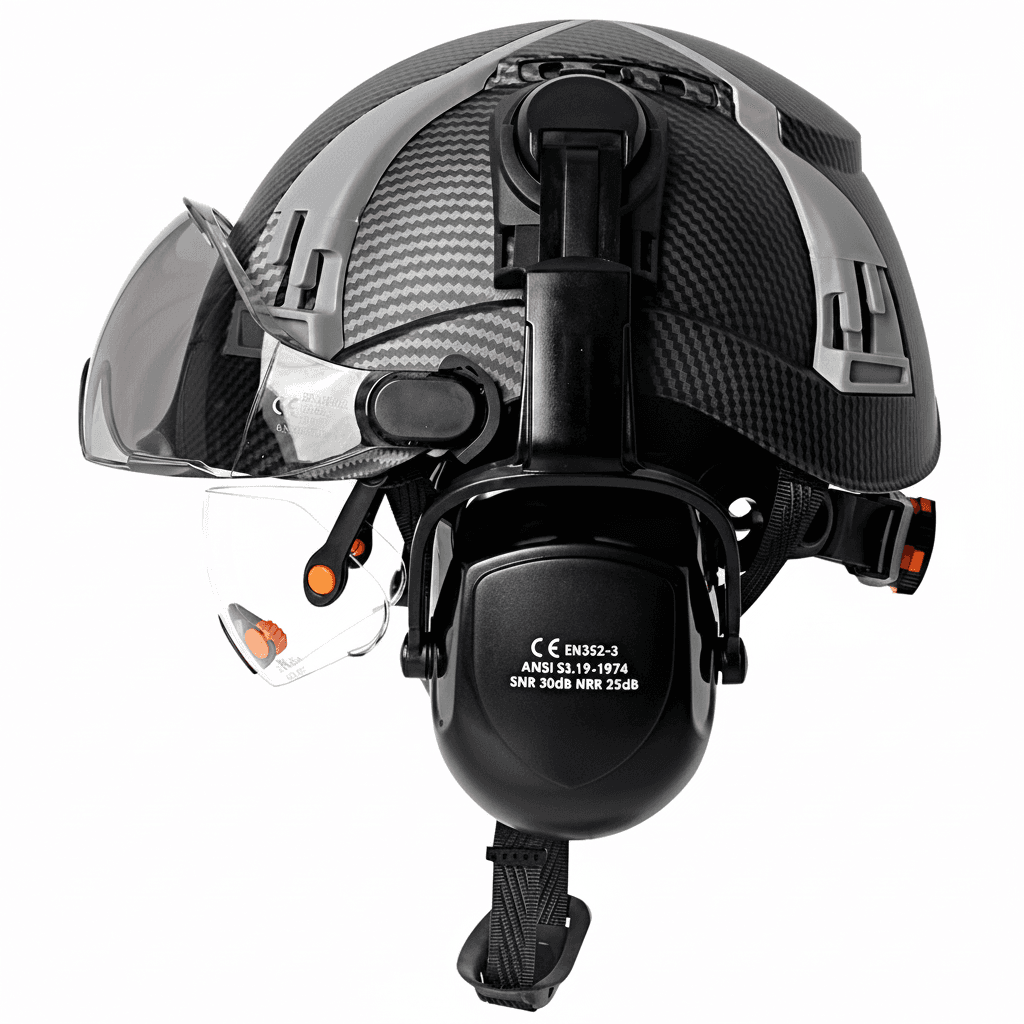 Safety construction helmet.