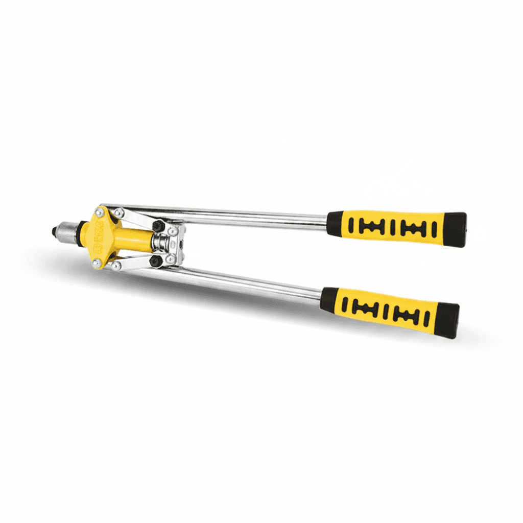 Rivet gun, a hand tool for fastening rivets.