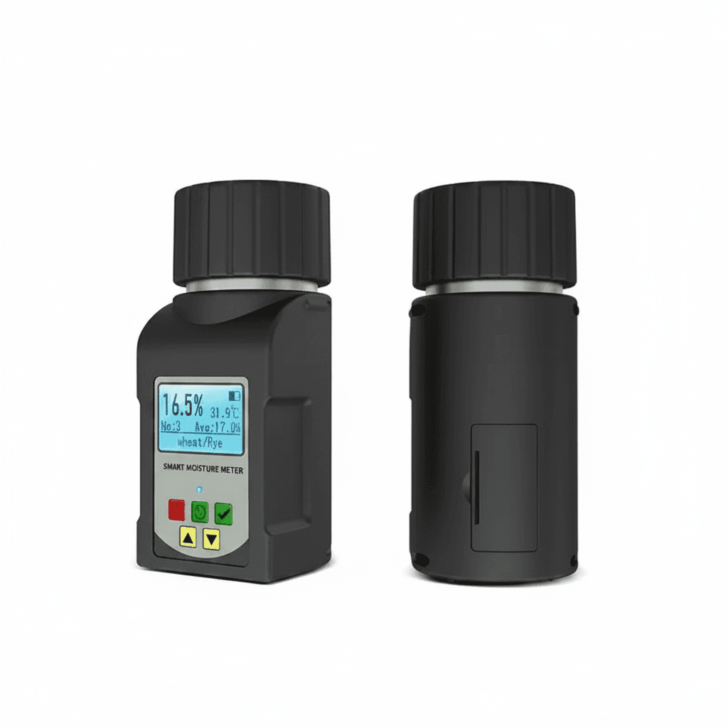 Grain Moisture Meter, a handheld device.