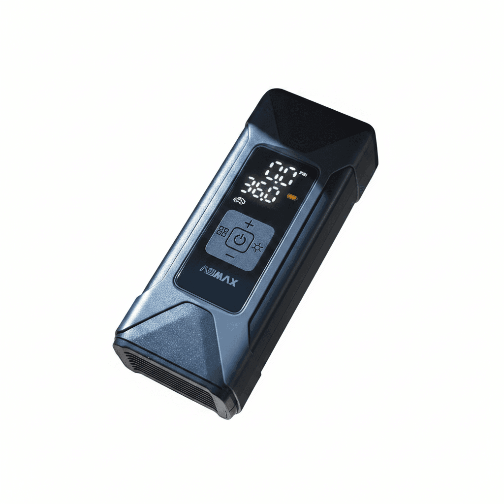 ASMAX 160PSI Tyre Inflator, the product itself.