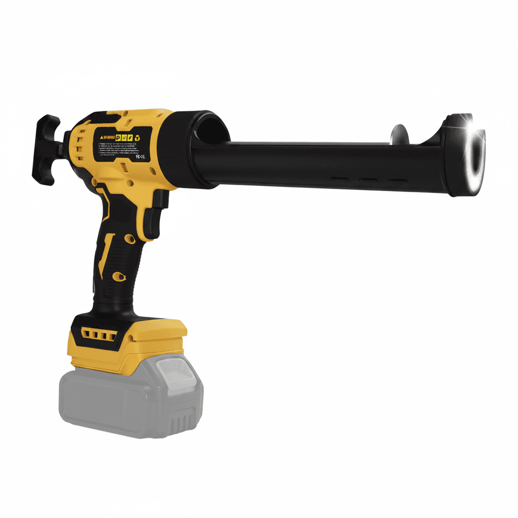 Cordless Caulking Gun | For DeWalt 20V Battery | 6-Speed Silicone & Adhesive Tool