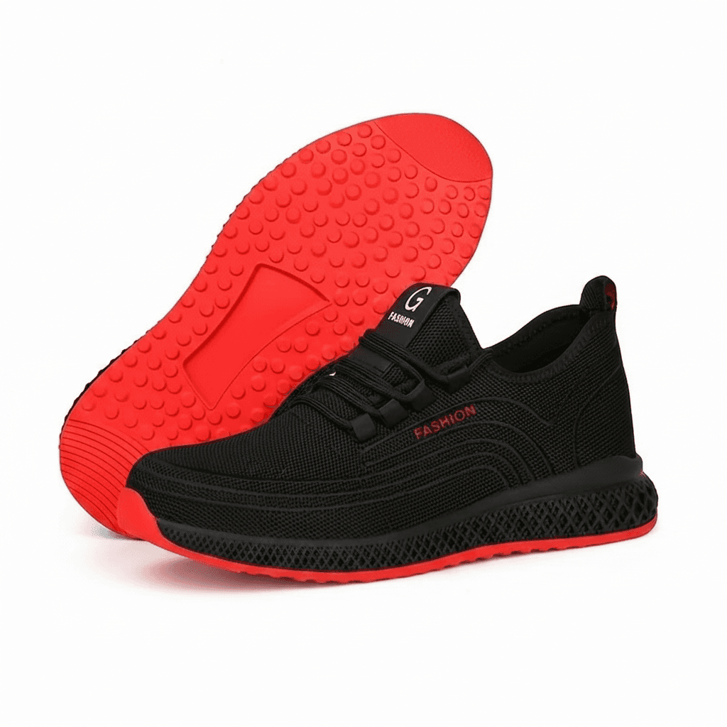 Steel toe cap boots.