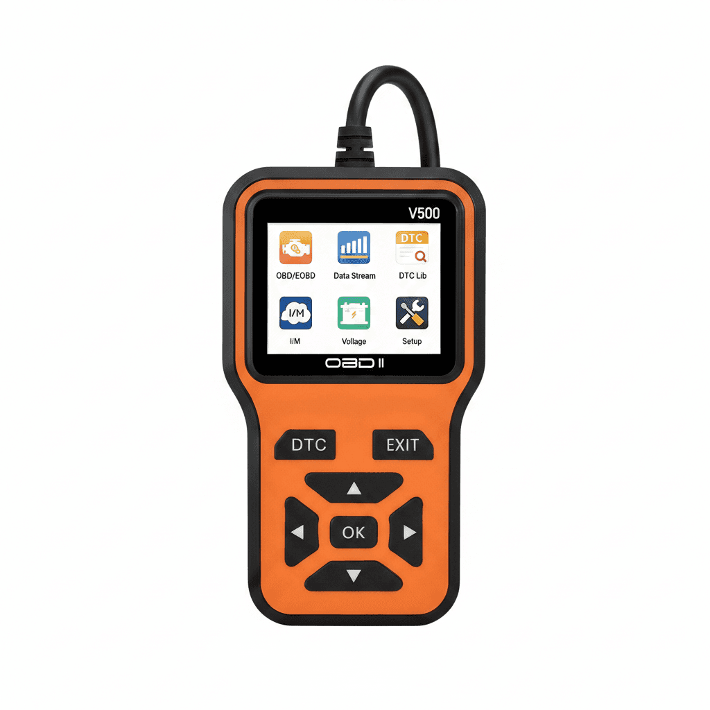 OBD2 Scanner Diagnostic Tool. The product itself.