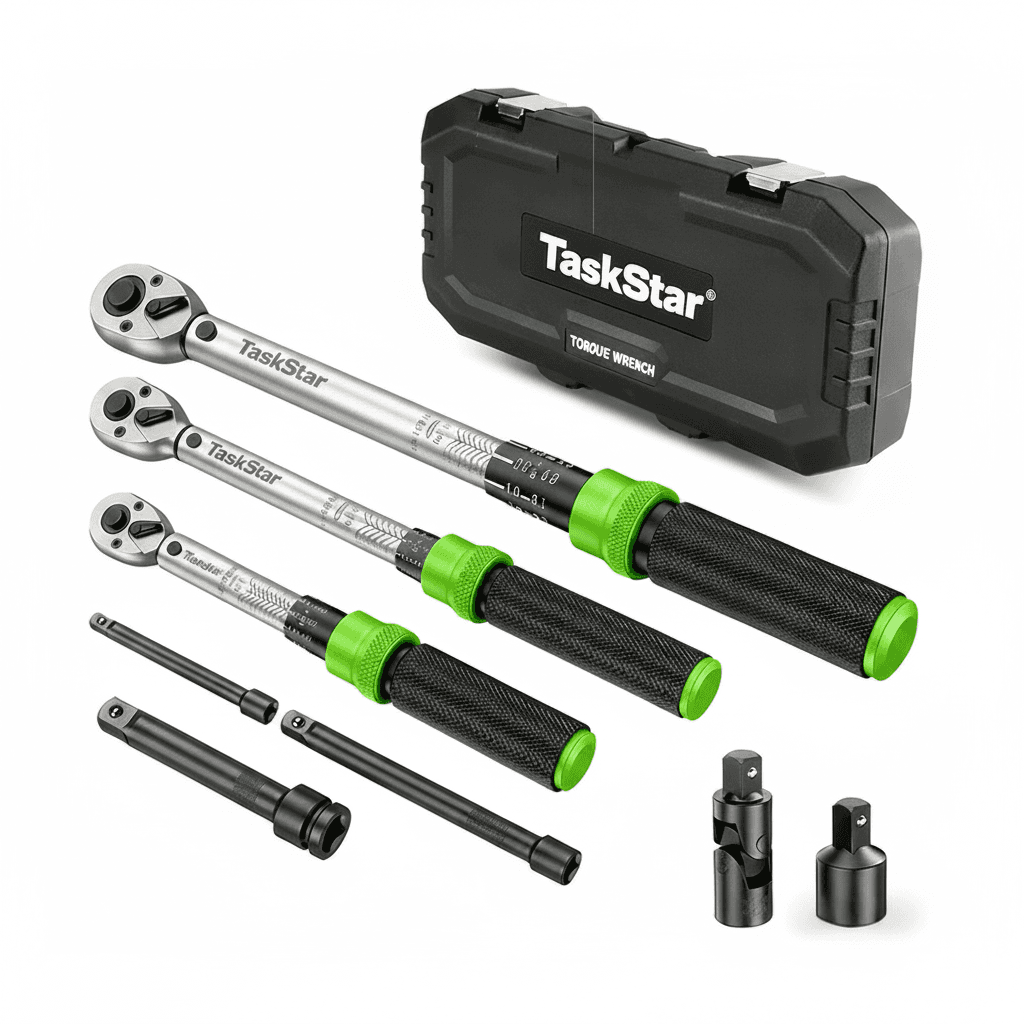 TaskStar Torque Wrench Set, showing the complete product.