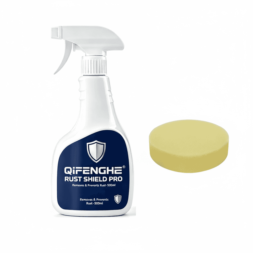 500ml Car Rust Converter Spray bottle, front view.