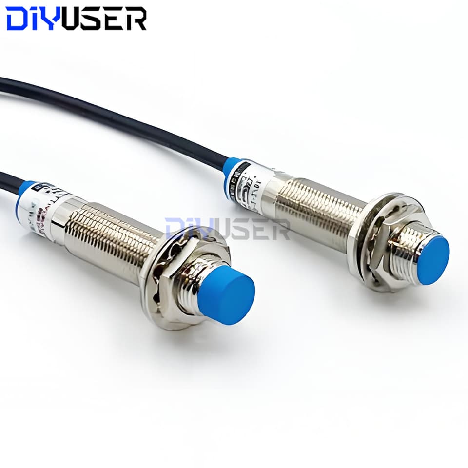 LJ12A3-4-Z/BX inductive proximity sensor, NPN NO DC 6-36V, 4mm detection switch for CNC industrial automation.