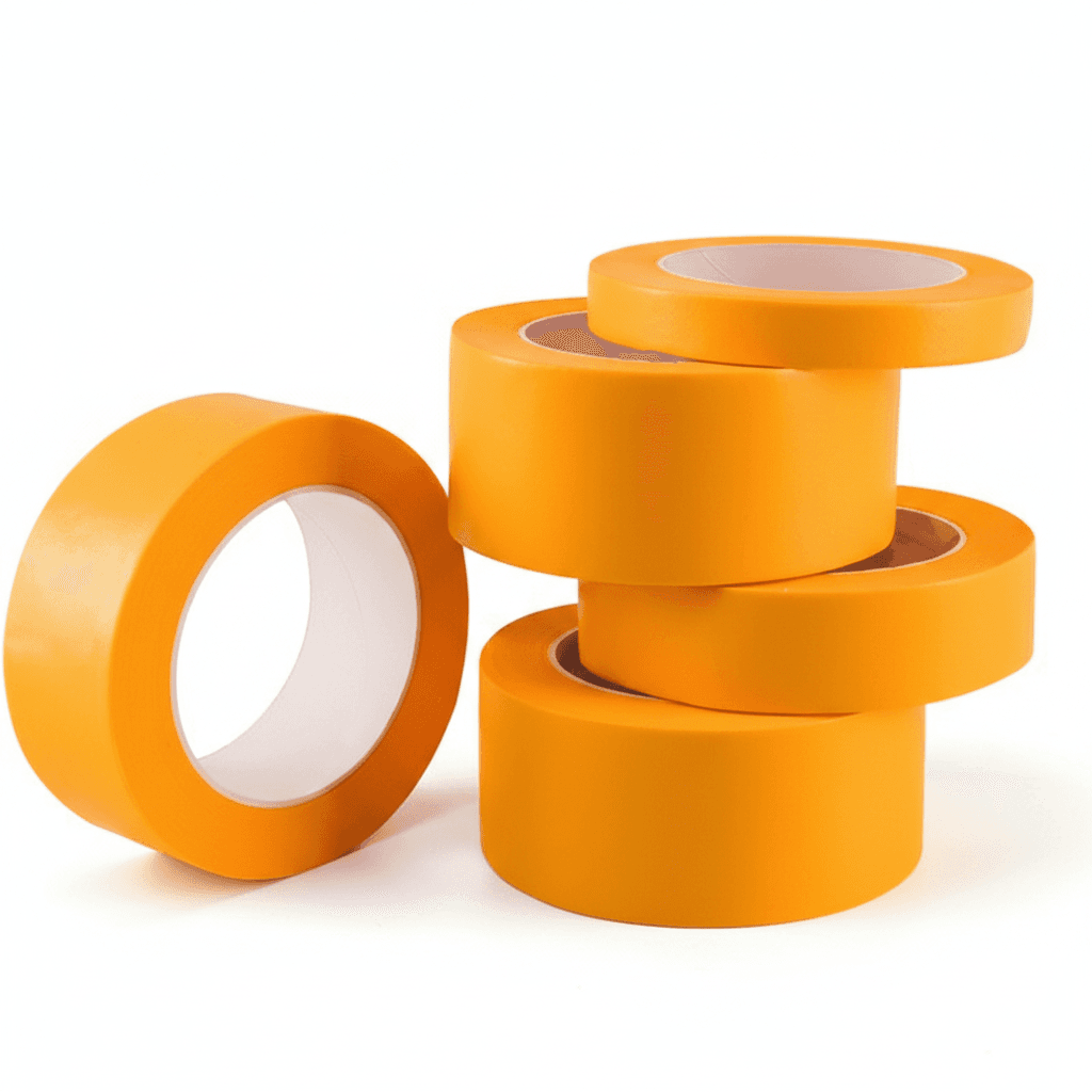 Yellow Masking Tape, a single roll on a plain background.