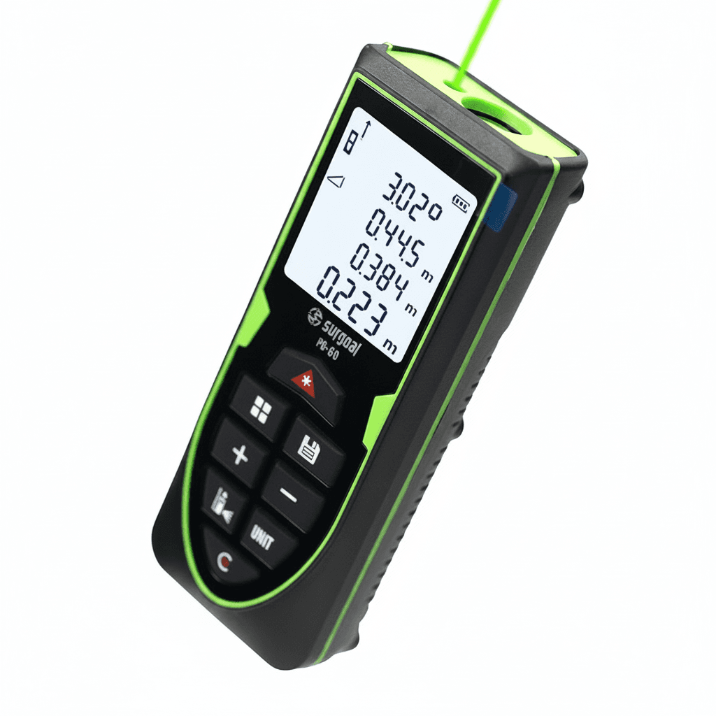 SG SURGOAL 120m Laser Measure | Digital Level & Rechargeable | Green Laser