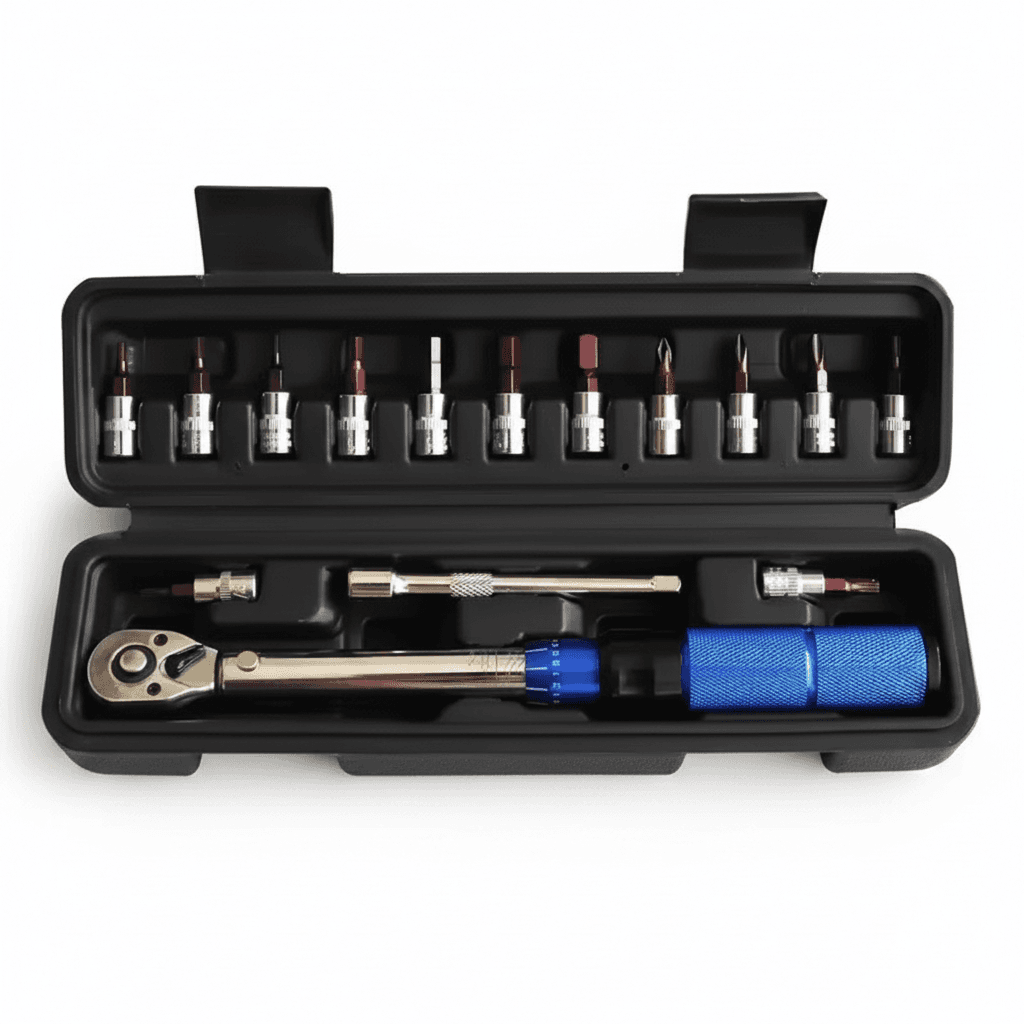 1/4 Drive Torque Wrench, a precision tool for tightening fasteners.