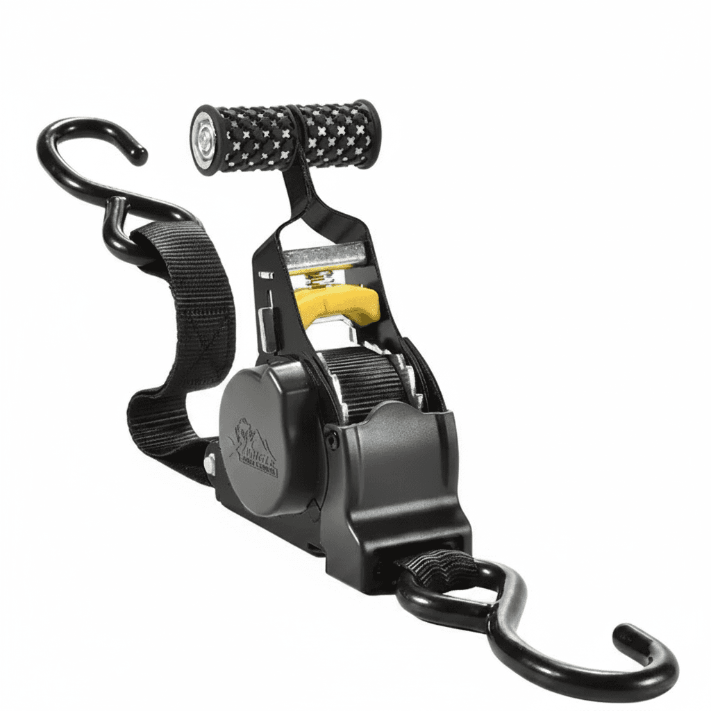 Heavy Duty Ratchet Tie Down Straps.