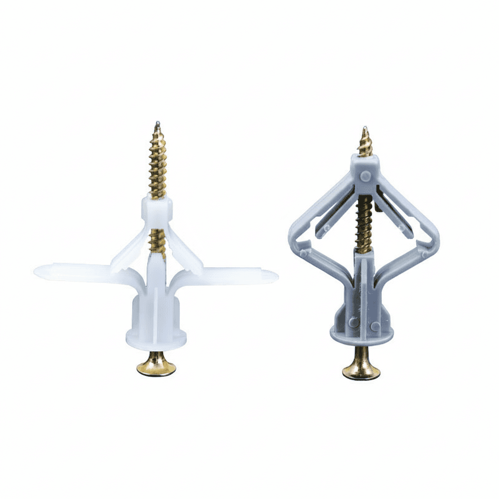 Anchor for Ground Plates | Nylon Butterfly Hollow Wall Plugs | Drywall Bolt