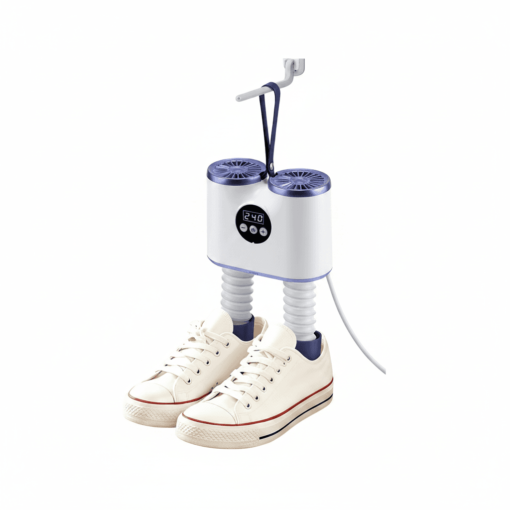 Intelligent Boot Dryer Warmer, a compact device for drying footwear.