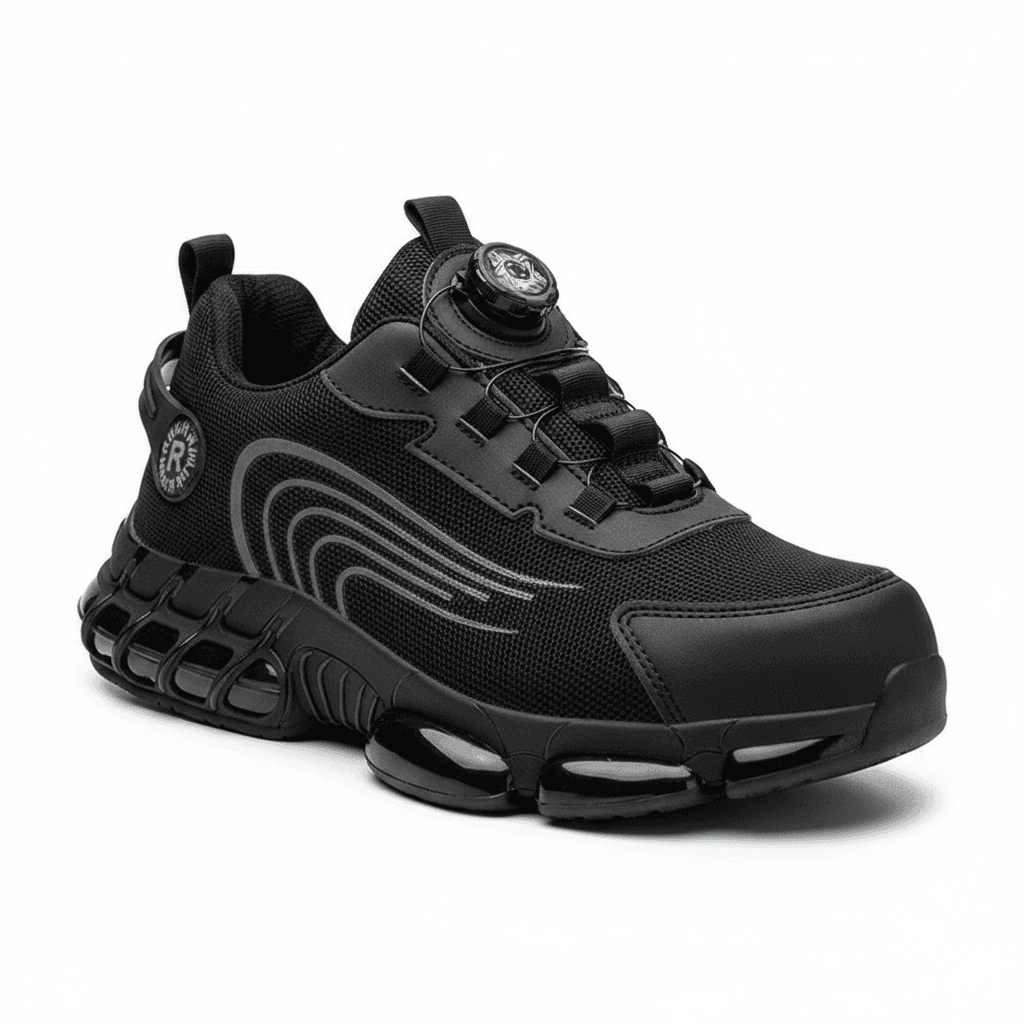 Steel Toe Protection Safety Shoes Men Rotating Button Work S - Premium Construction & Building > Safety & PPE with professional quality and features