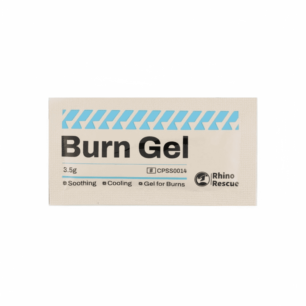 Burn Gel Sachets for First Aid Kit | 3.5g Cooling Soothing Cream | Home & Camping