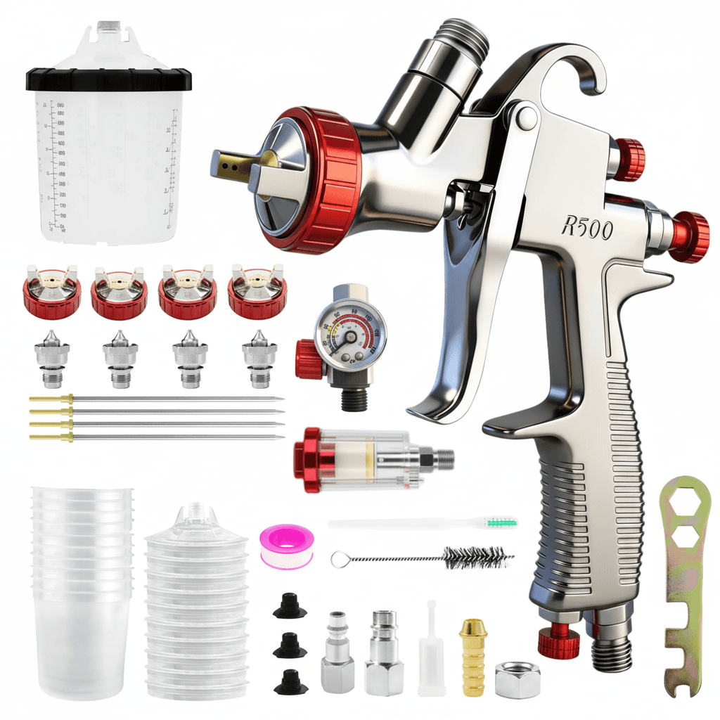 R500 LVLP Paint Sprayer, a complete unit.