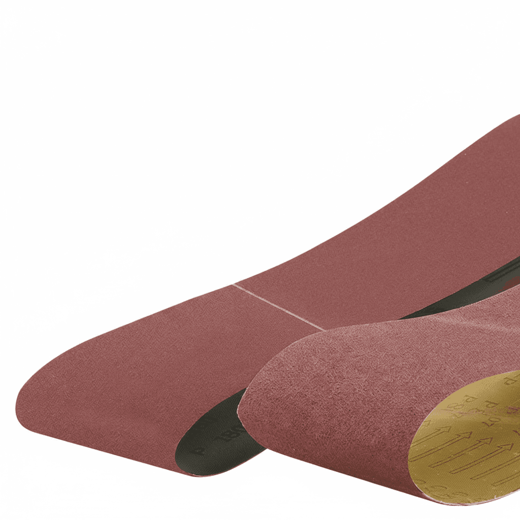 A pack of 5 durable 100x915mm (4x36 inch) abrasive belts, ideal for a bench sander, in grits 40-400.
