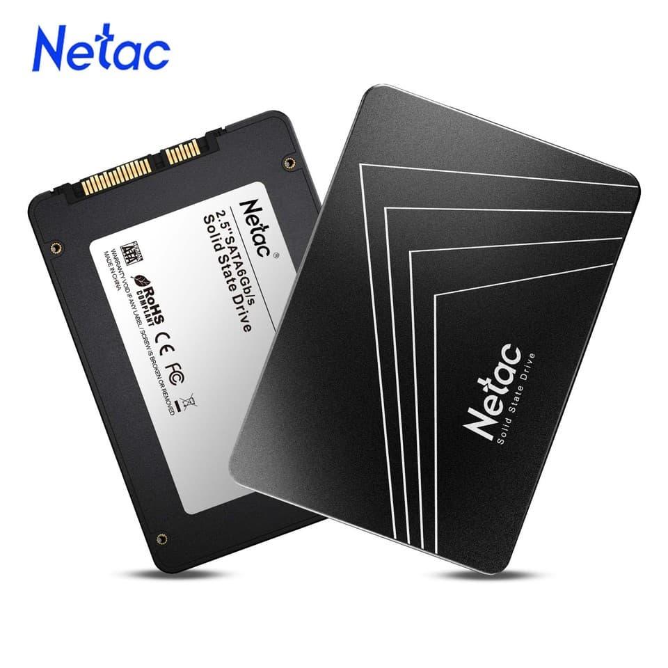Netac 2.5 inch SSD, a SATA3 hard drive for desktops and laptops, offering various capacities.