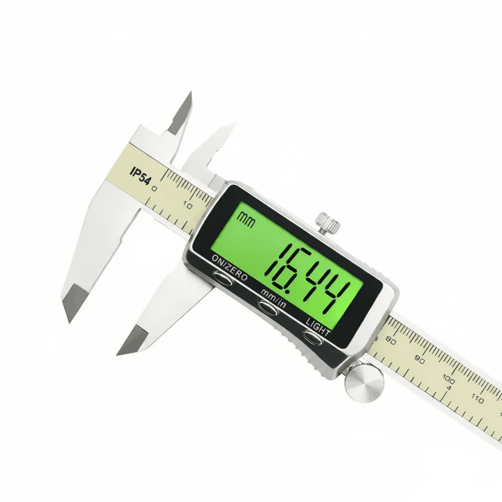 SHAHE Digital Vernier Caliper with brand logo and text on the product.