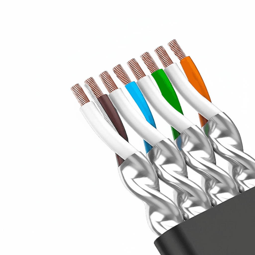 CAT8 Ethernet Cable, a single black cable.