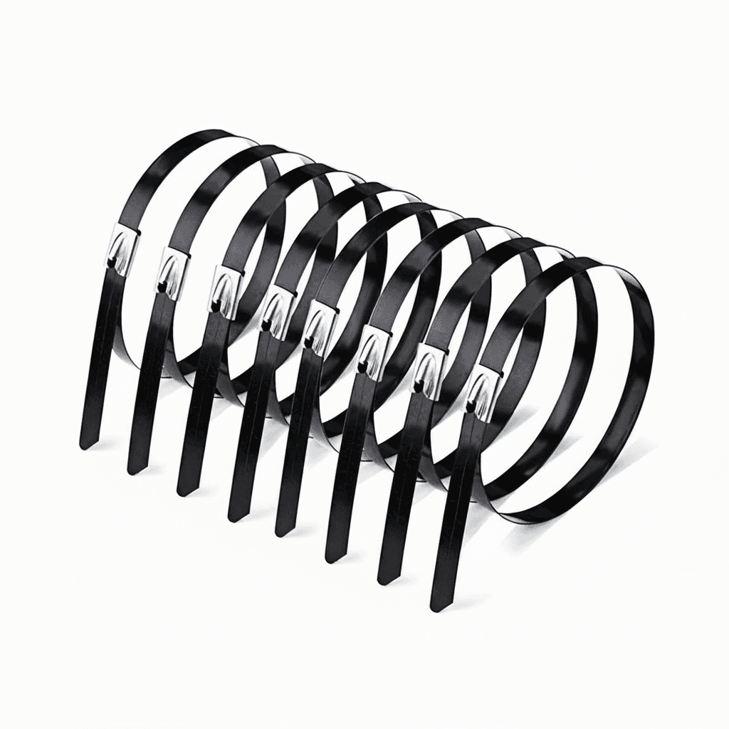 Cavity wall ties, a single metal tie.