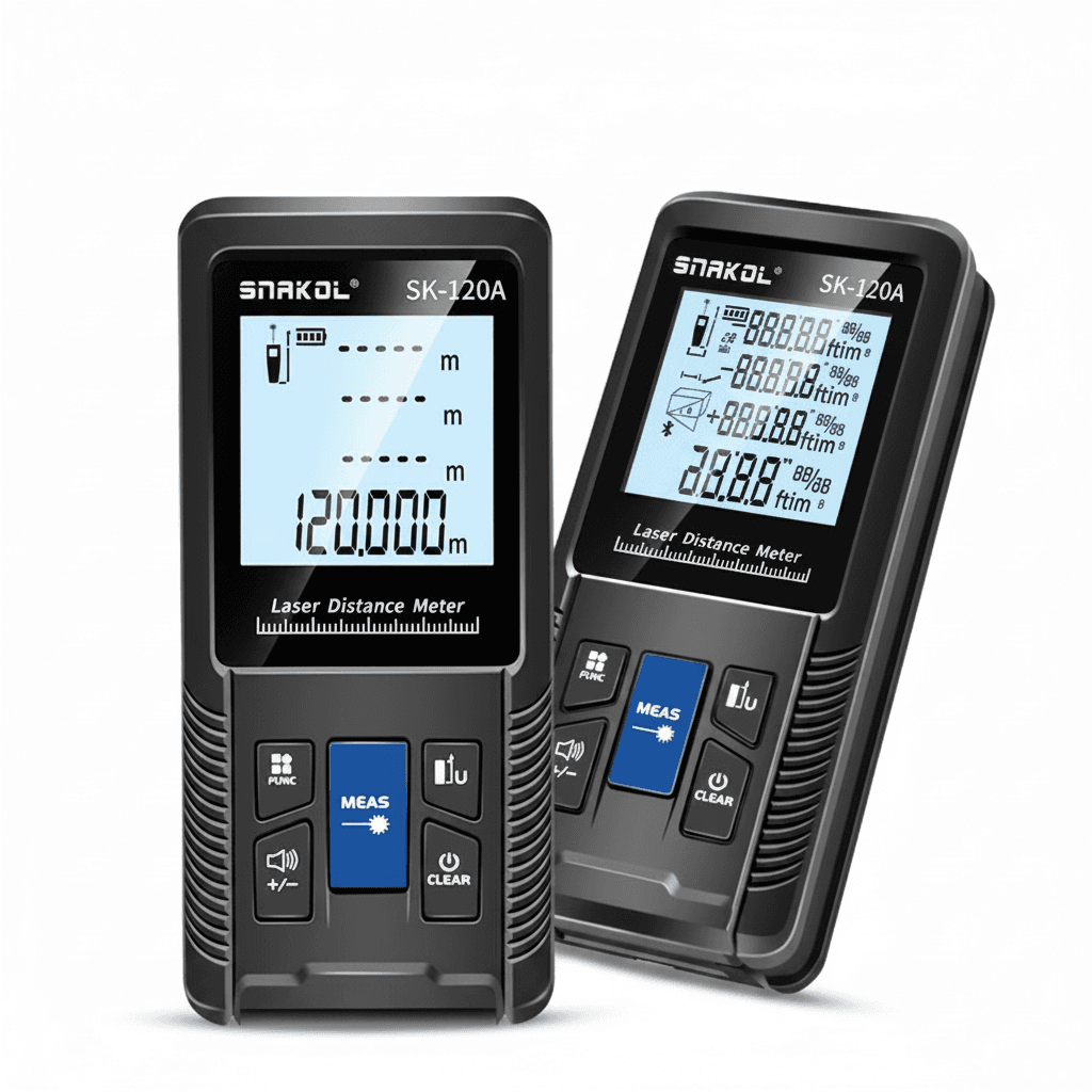 SNAKOL Laser Measure 40-120m, a compact device.