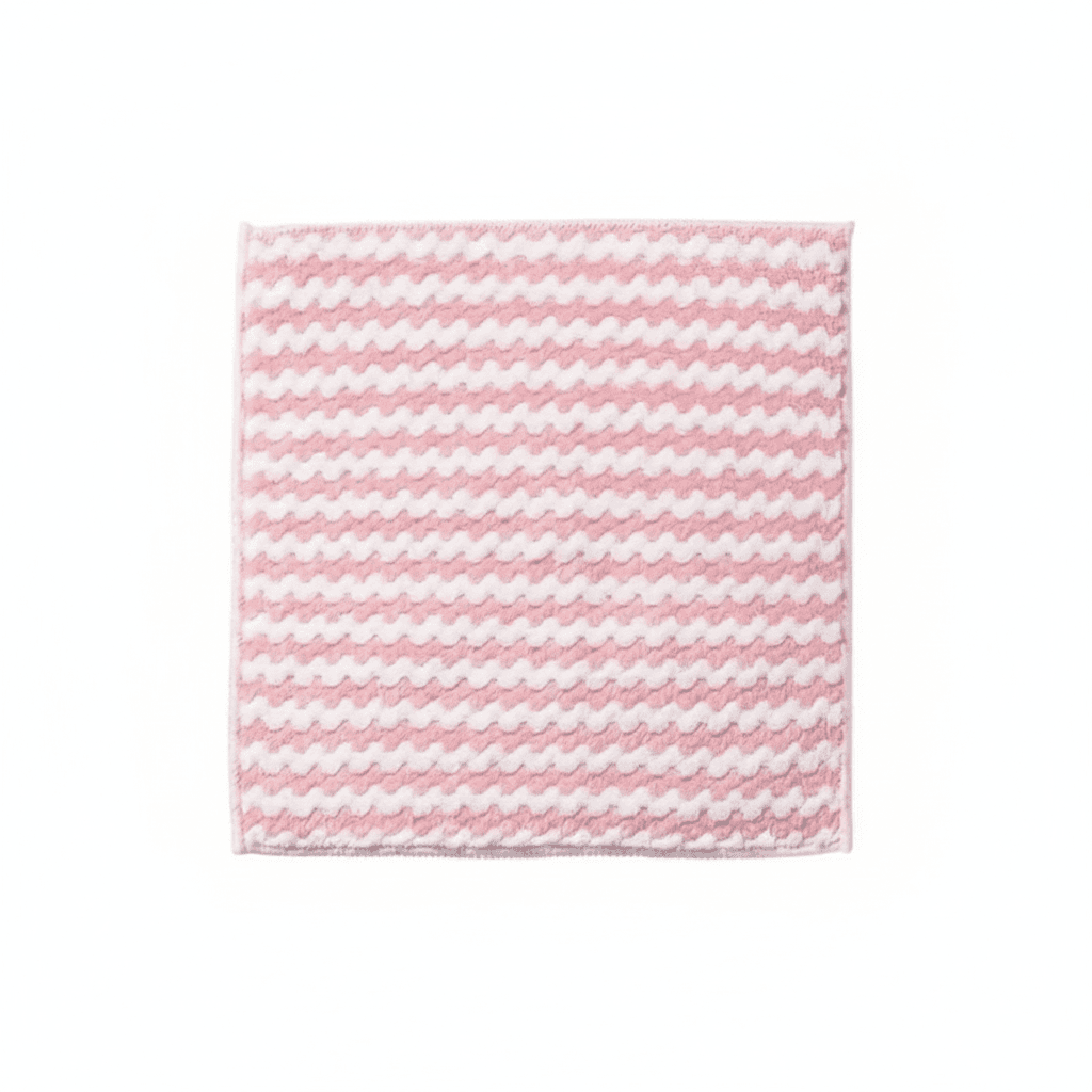 40x Super Absorbent Cleaning Cloths for Glass, a stack of blue cloths.
