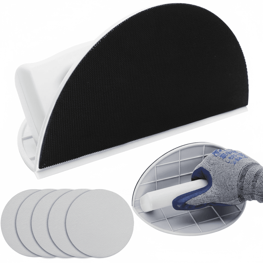 Sander for Corners | Semi-Round Head | Efficient Wall Seam Finishing - Image 1