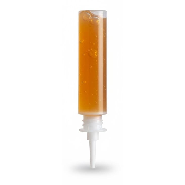 RMA-223 solder flux paste in a 10CC syringe for BGA/SMD/PCB repair.
