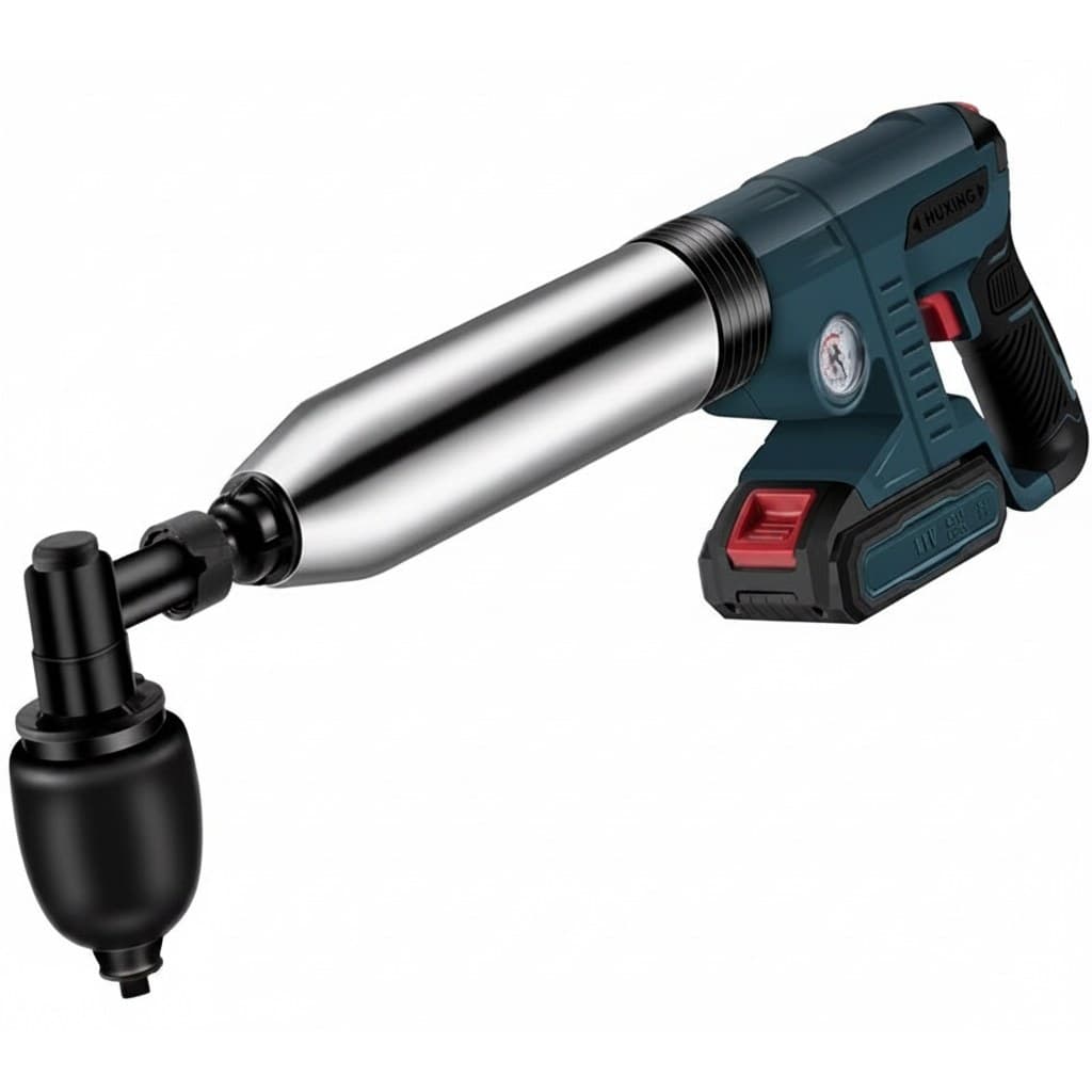 Electric High-Pressure Air Plunger for powerful drain cleaning in kitchen sinks, bathroom drains, and clogged toilets.