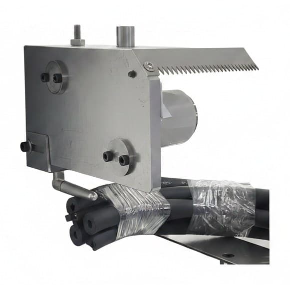 Zten Automatic Film Wrapping System with coil self-adjustment technology for efficient diagonal line packaging.