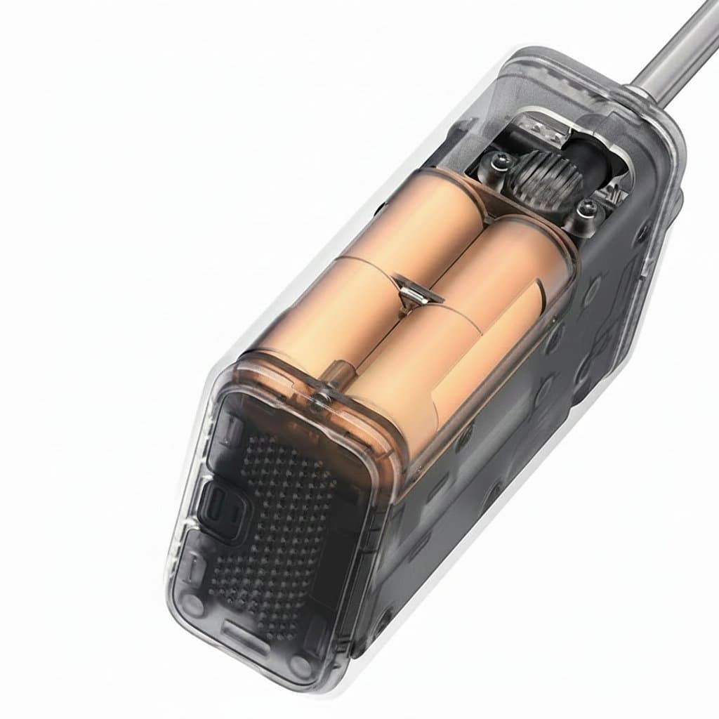 MIJIA 2D Tyre Inflator, a compact black device with a digital display.