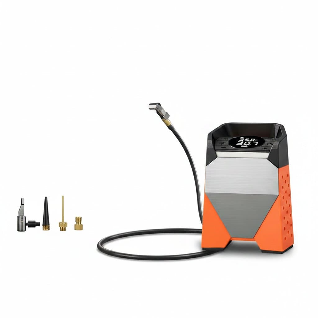 Portable Tyre Inflator, front view.