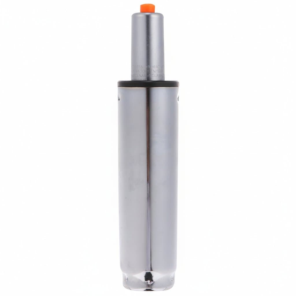 Heavy duty pneumatic chair piston gas shock for office swivel chairs, featuring a durable metal rod and hydraulic lifting strut system.