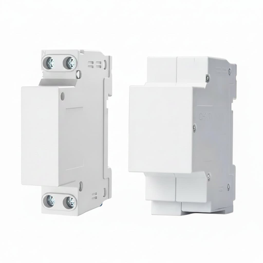 TPNL DPNL 230V 40A RCBO circuit breaker with residual current and overload protection in a 1P+N configuration.