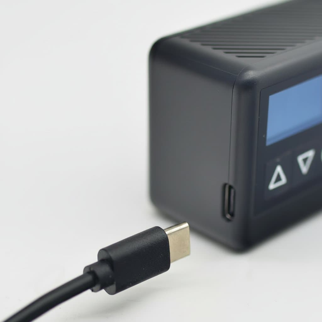 ThinkRider Digital Tyre Inflator for Car, a compact device.