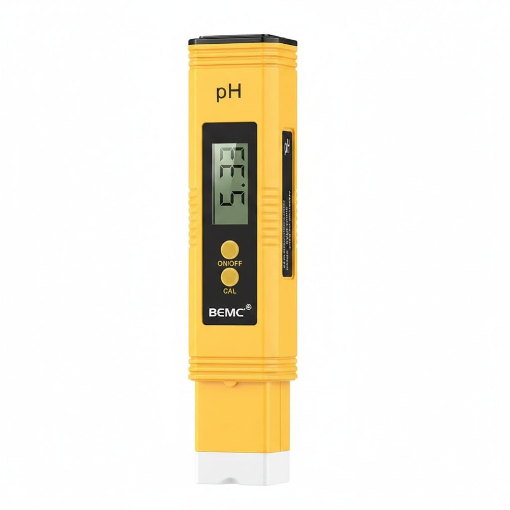 Digital pH Meter | 0.01 Accuracy for Water Testing | 0-14 pH Range - Professional Grade Tool