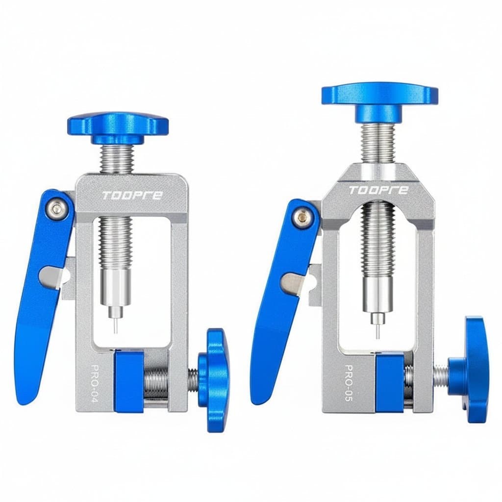 TOOPRE bicycle hydraulic brake cable set with oil needle installation tool, designed for BH59 and BH90 disc brake hose systems.