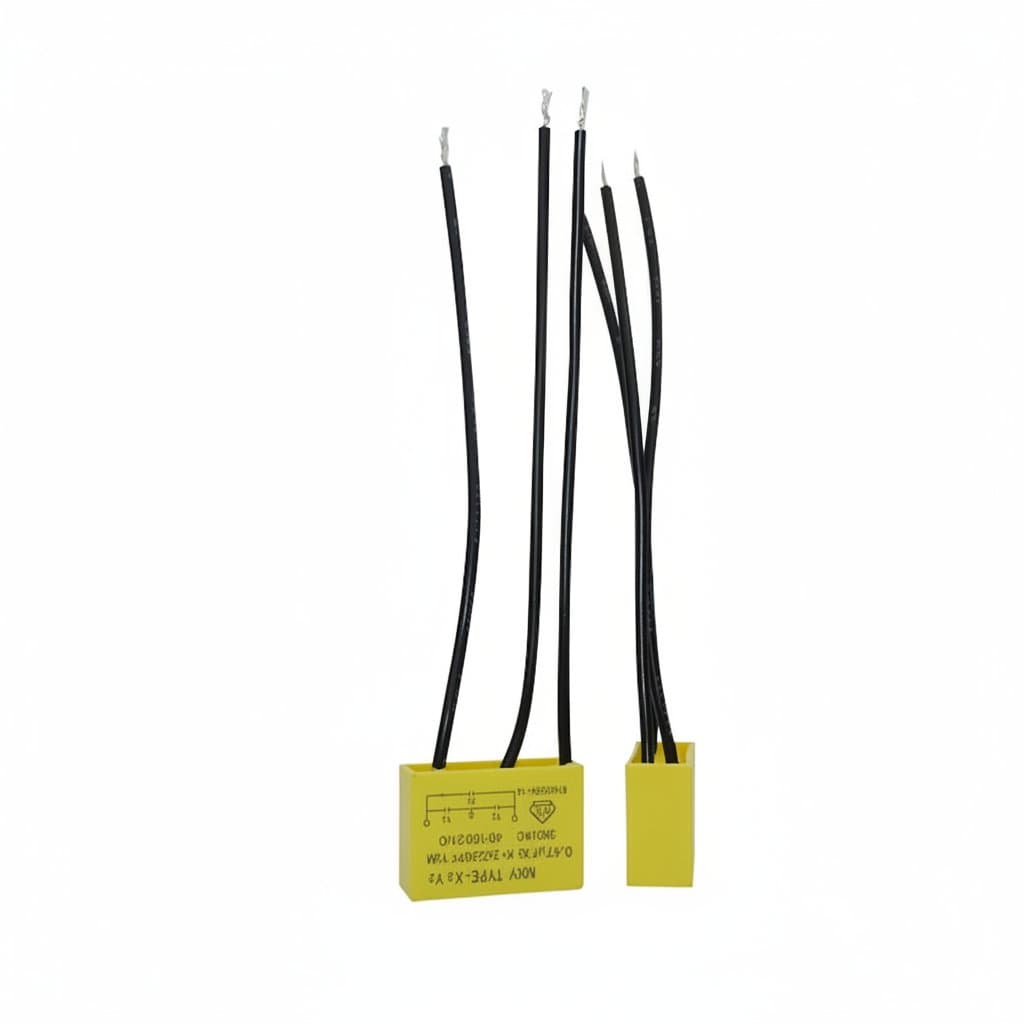 TNS-3TH safety capacitor kit with 0.22uF X2 and 2200pF Y2 capacitors for 250V power tools like hand drills and angle grinders.