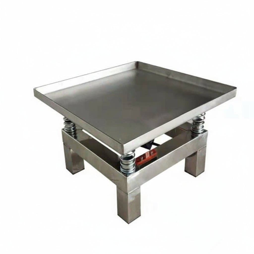 Concrete Vibration Table | 35x35cm Stainless Steel Platform | 3000 RPM Precision Testing