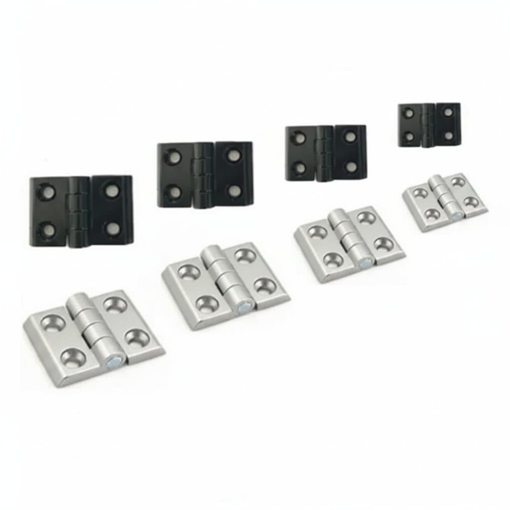 Alloy Profile Hinge | For 2020 3030 4040 Aluminum | Black or Silver Door Connector - Image 1