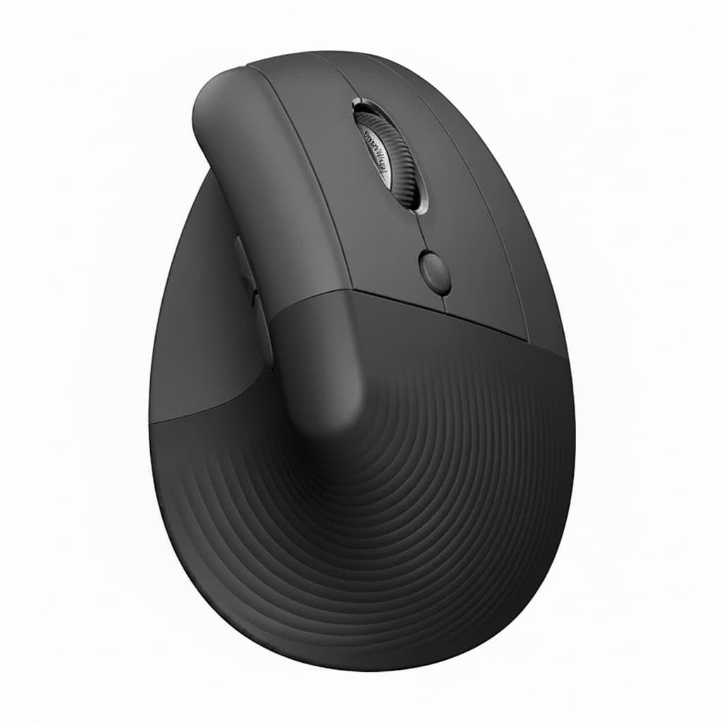Vertical Wireless Mouse | Silent Click | Bluetooth & USB Connectivity for Wrist Comfort - Image 1